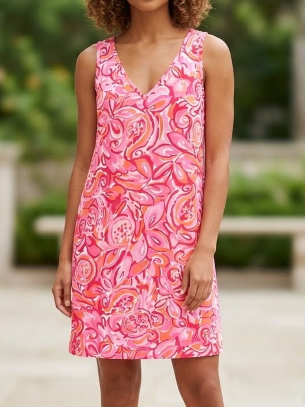 Lilly Pulitzer Pink & Coral shift Dress size 0